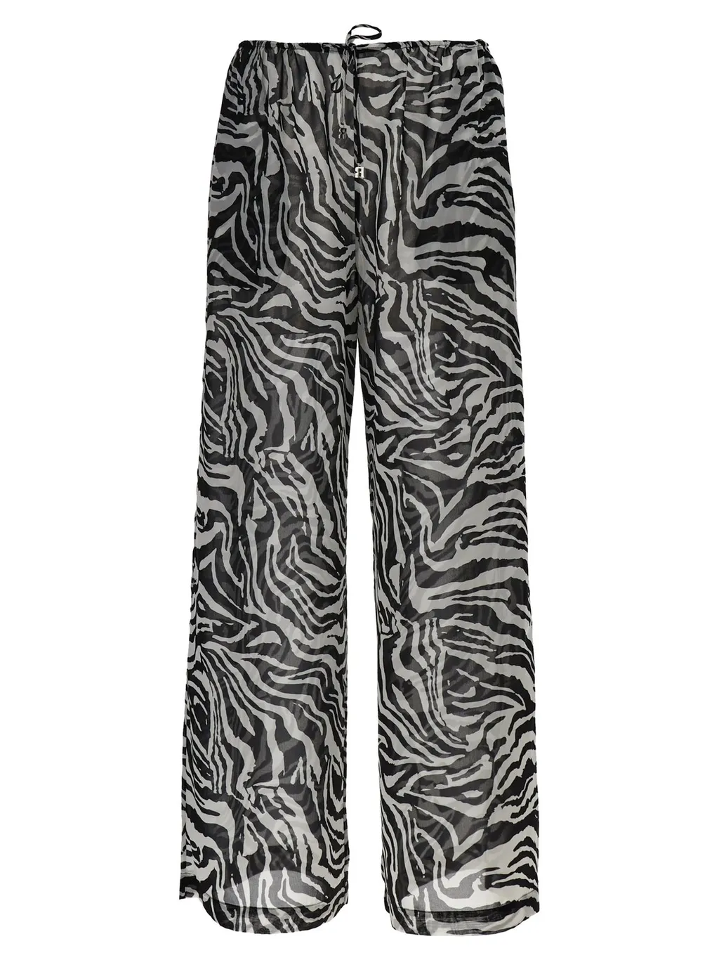 Rotate Light Straight Zebra Print Pants