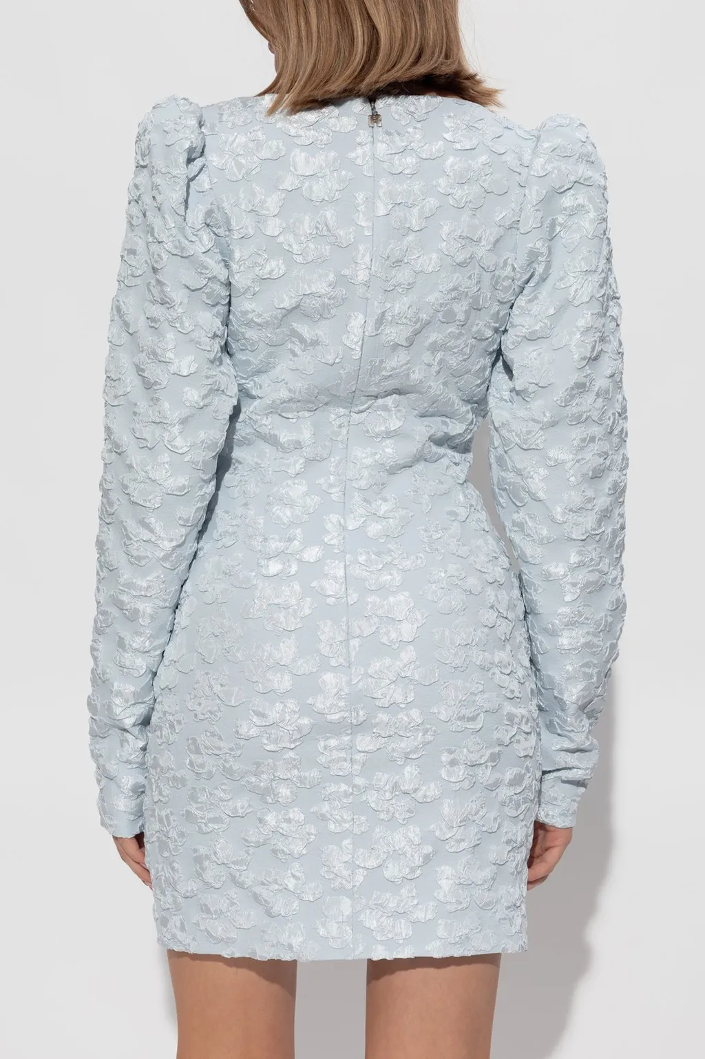 Rotate Long Sleeve Textured Dress