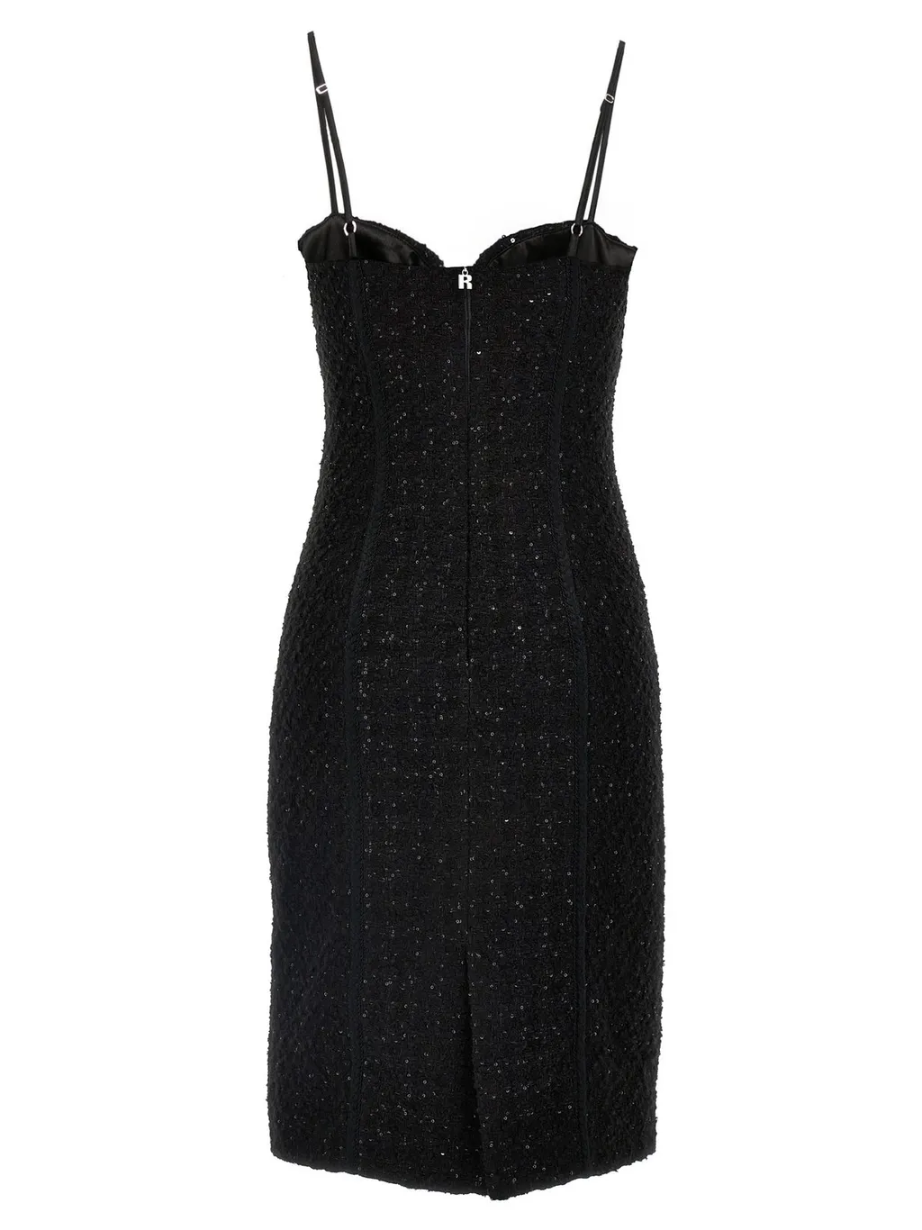 Rotate Sequin-Embellished Spaghetti Strap Mini Dress