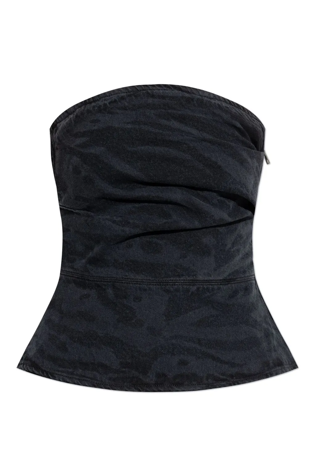 Rotate Strapless Ruched Detail Top