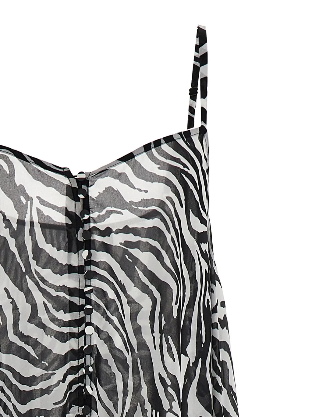 Rotate Light Flowy Zebra Print Maxi Dress