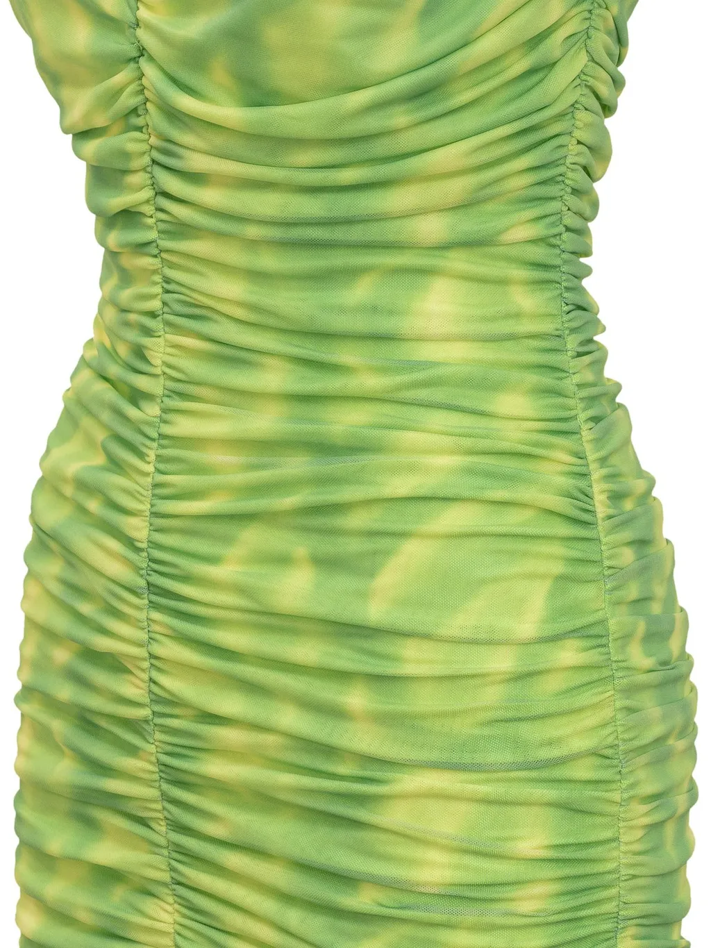Rotate V-Neck Ruched Mini Dress