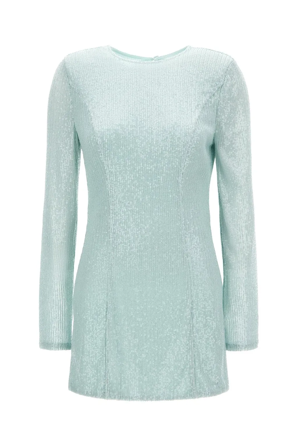 Rotate Open Back Sequinned Mini Dress