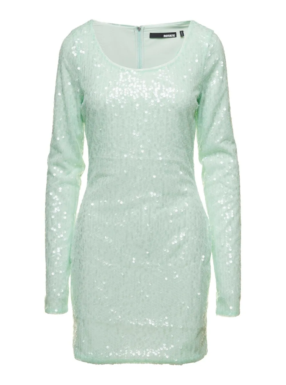 Rotate Sequins Long-Sleeved Mini Dress