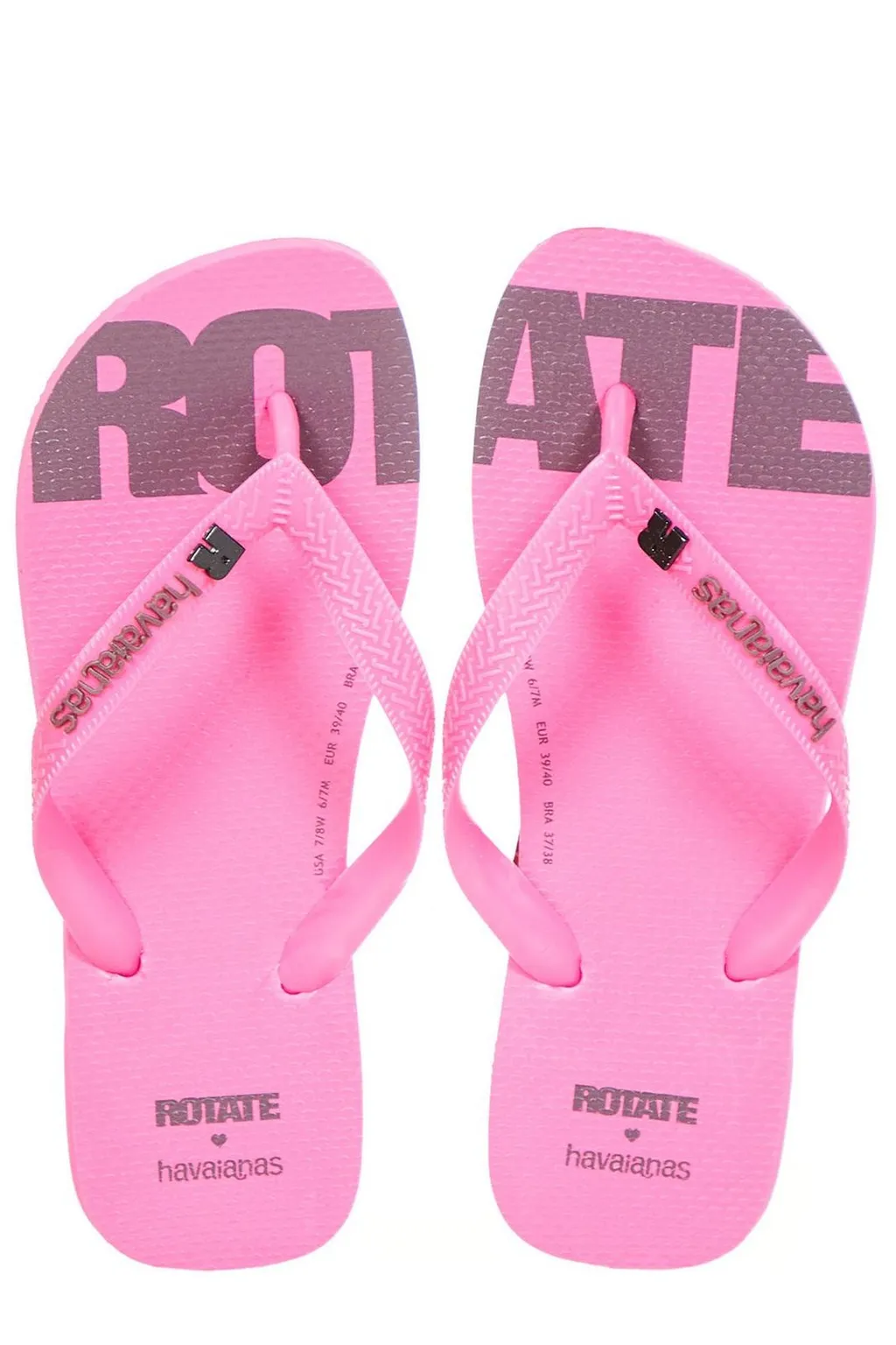 Rotate X Havaianas Logo Printed Flip Flops