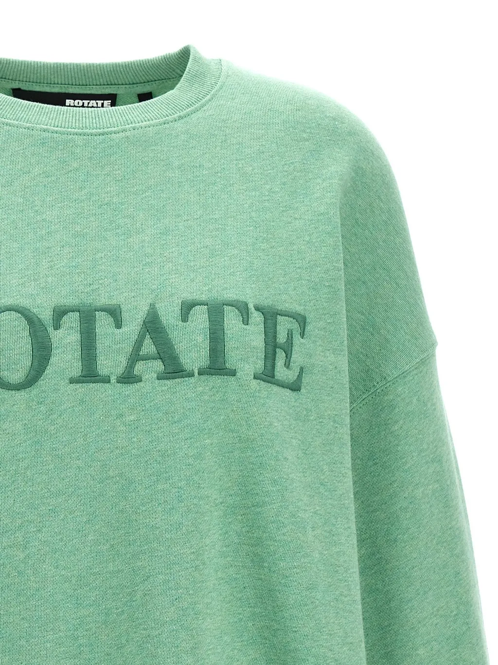 Rotate Logo Embroidered Crewneck Sweatshirt