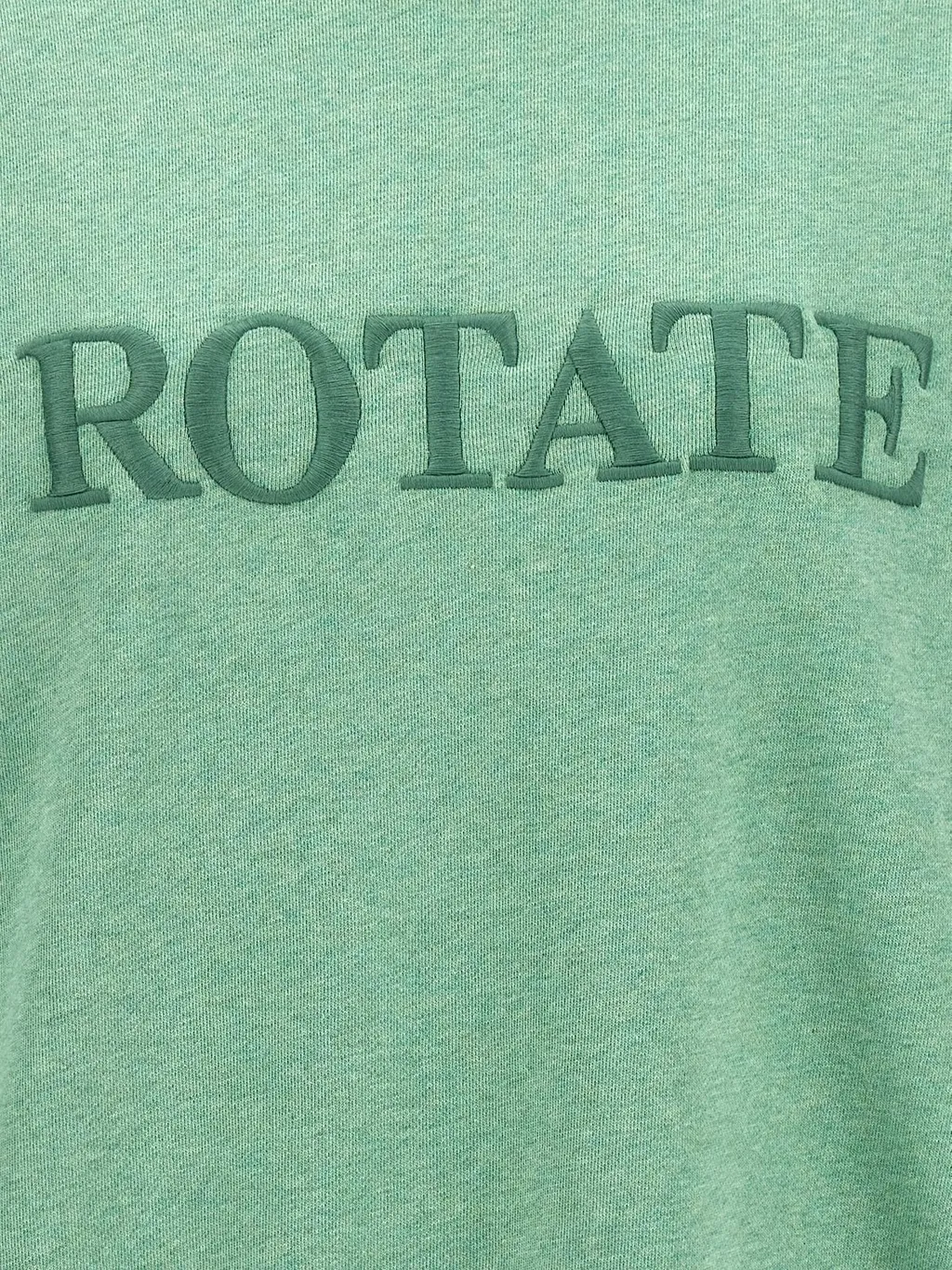 Rotate Logo Embroidered Crewneck Sweatshirt