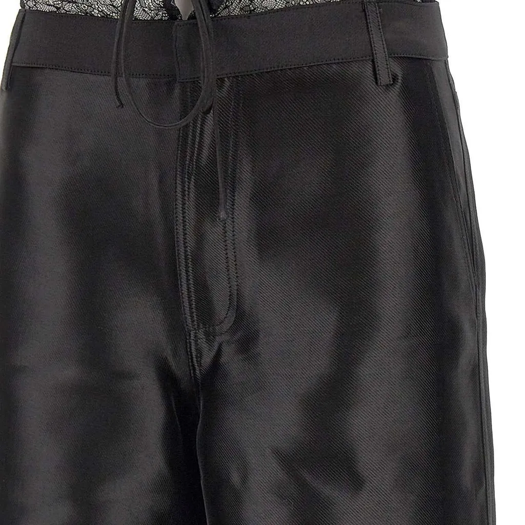 Rotate Lace Flared Cargo Pants