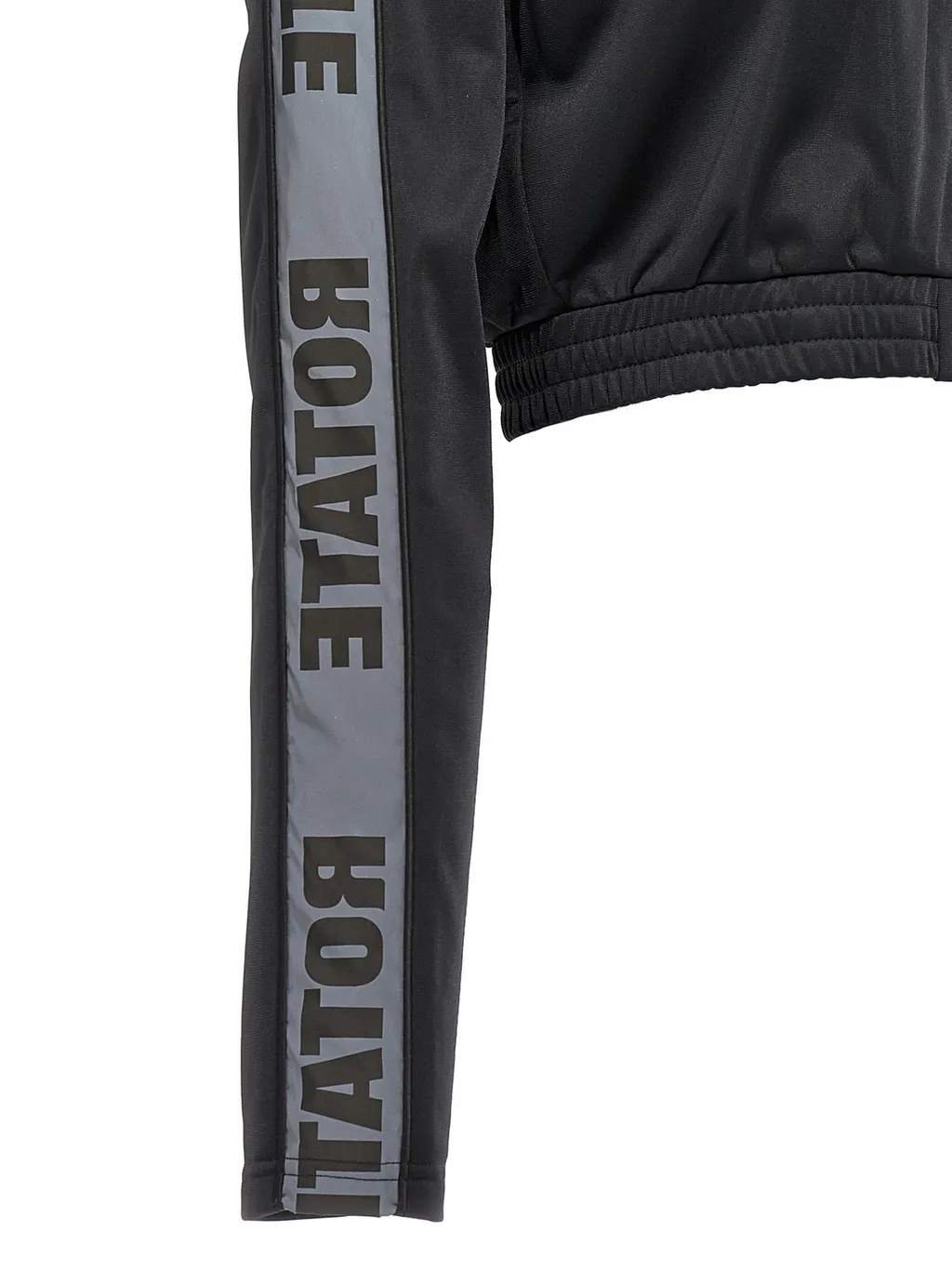 Rotate Logo-Tape Cropped Track Jacket