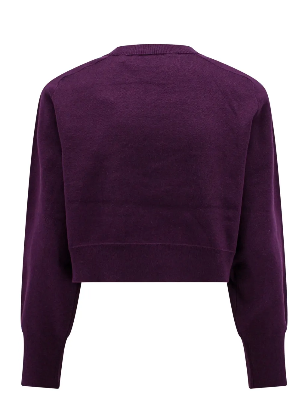 Rotate Rhinestone-Logo Cropped Sweatshirt