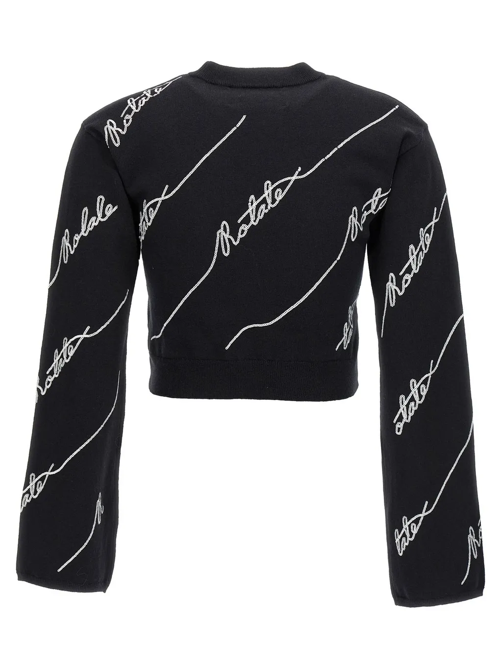 Rotate Sequinned Logo Jumper