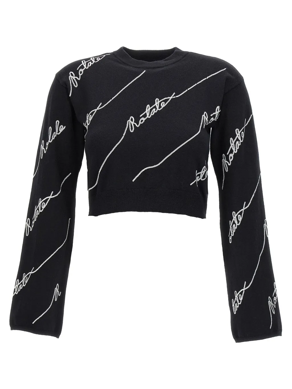 Rotate Sequinned Logo Jumper