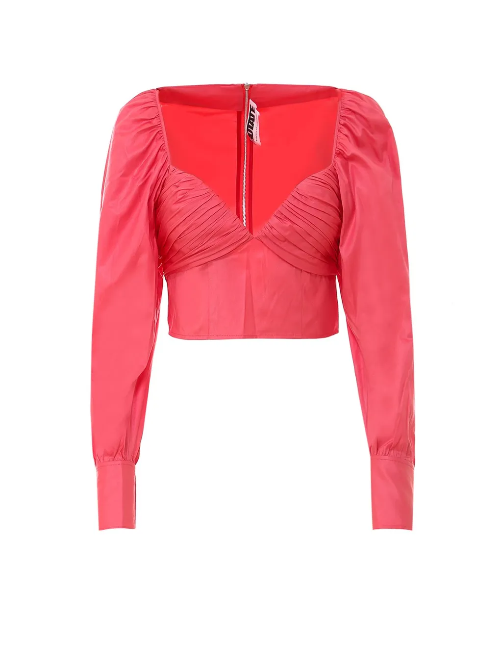 Rotate V-Neck Ruched Blouse