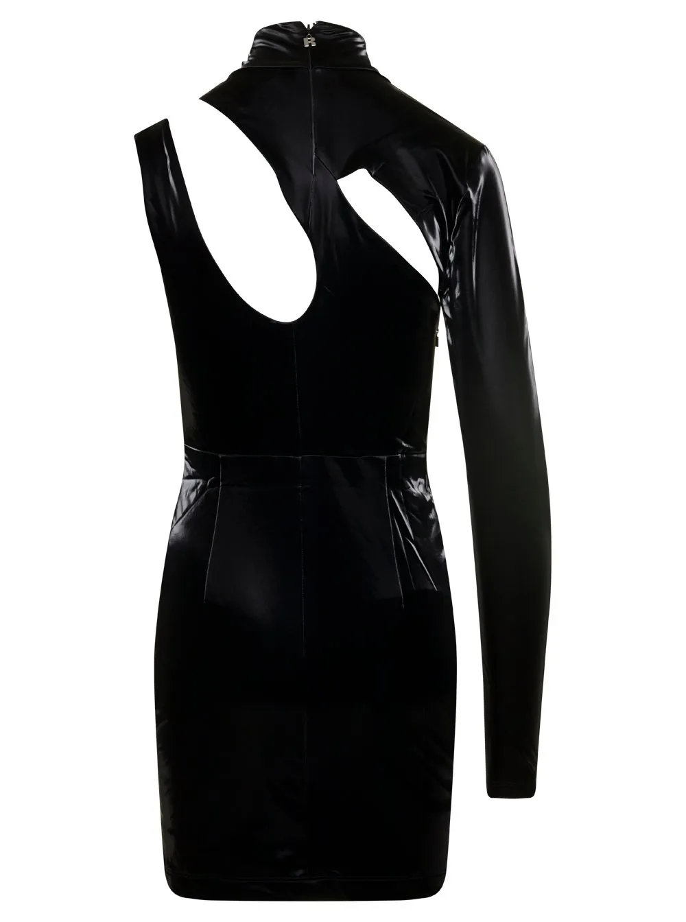 Rotate Cut-Out One Shoulder Mini Dress
