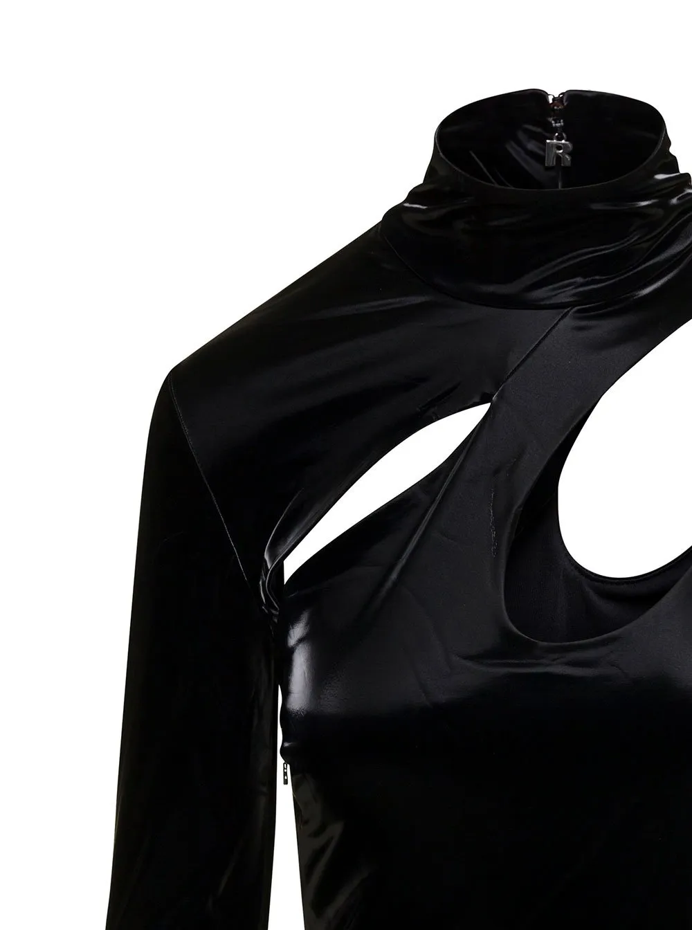Rotate Cut-Out One Shoulder Mini Dress