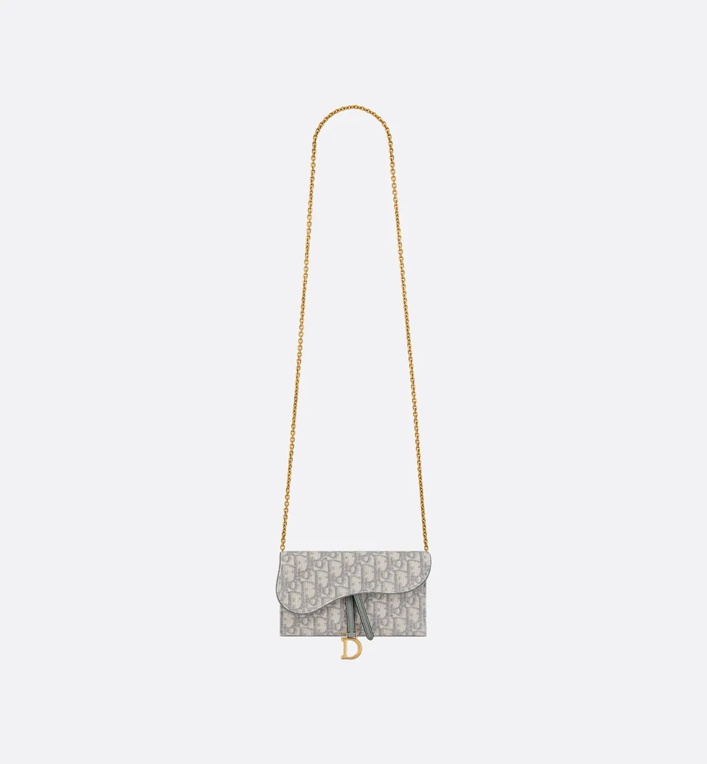 Small Saddle Pouch With Chain