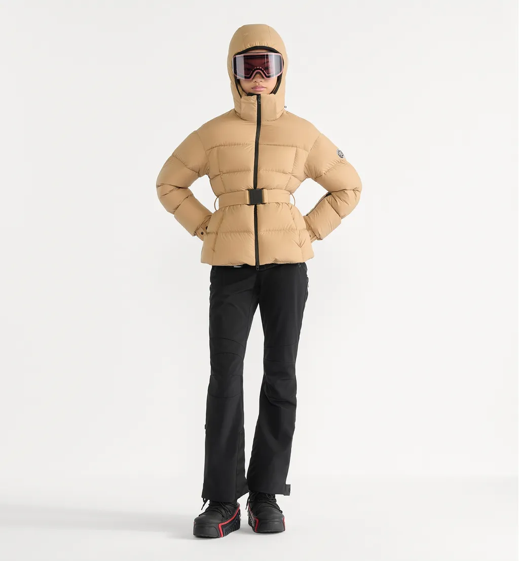 Dioralps Belted Puffer Jacket With Hood