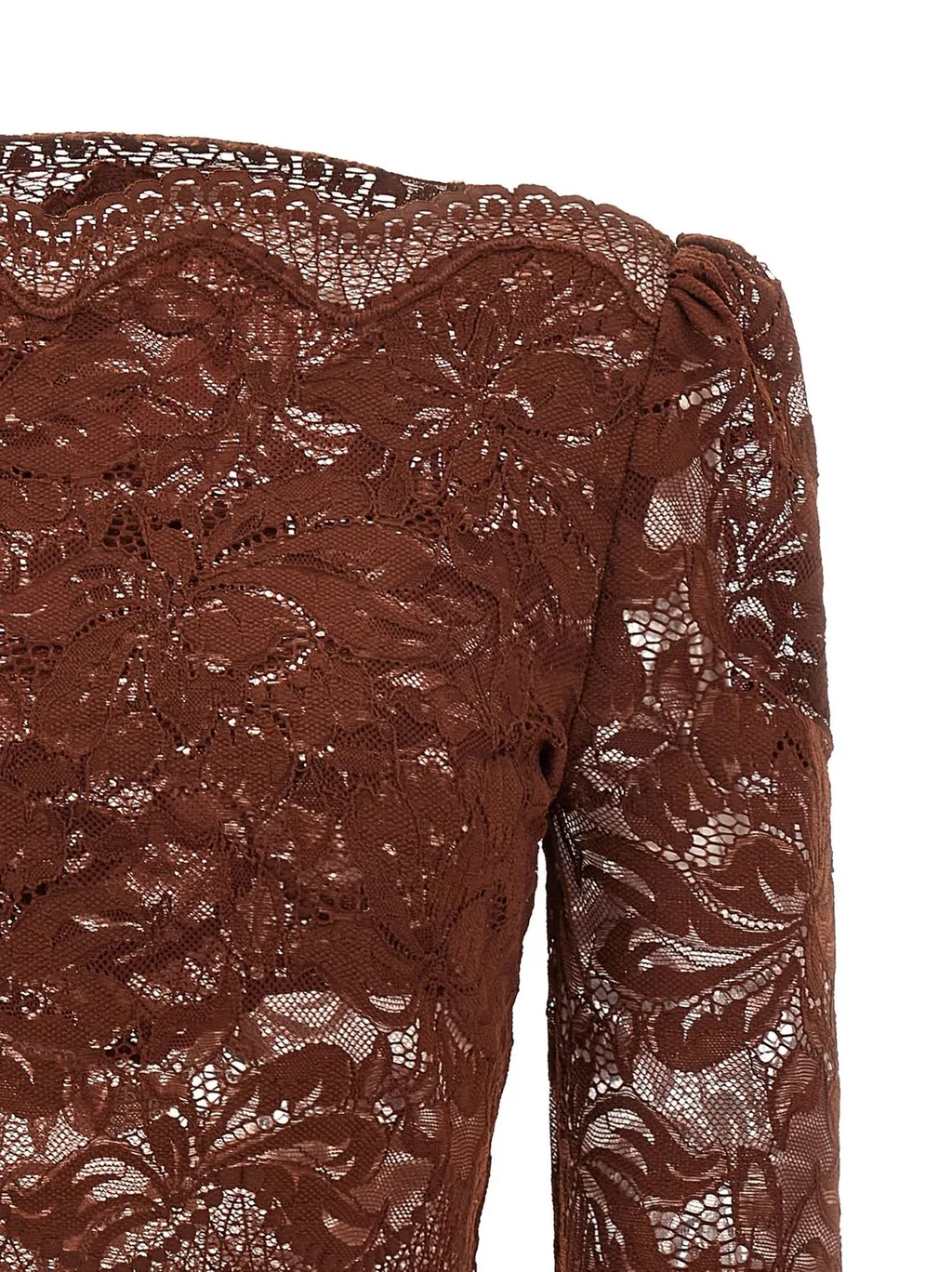 Rabanne Crop Lace Top