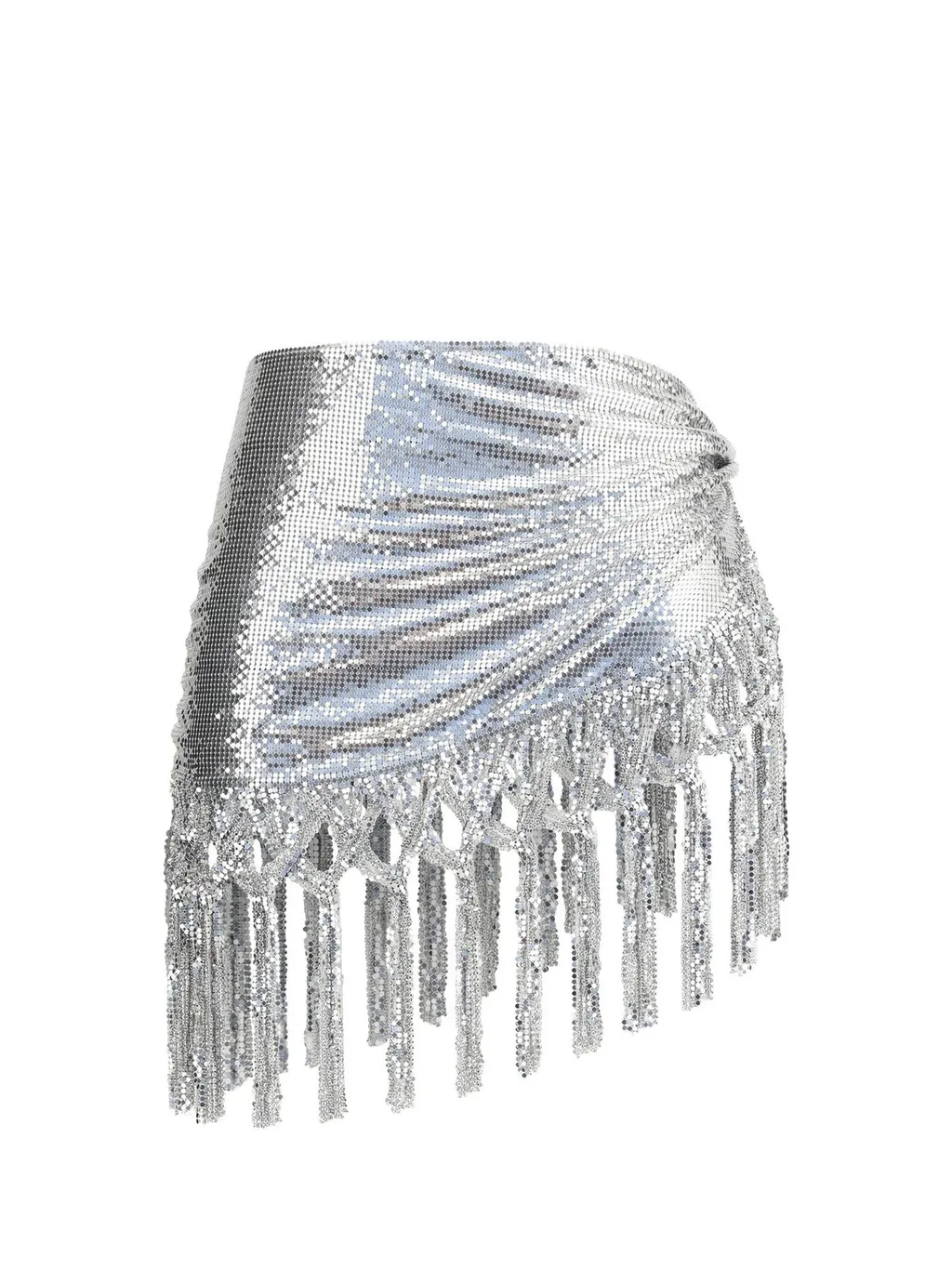 Rabanne Chainmail Embellished Fringed Belt