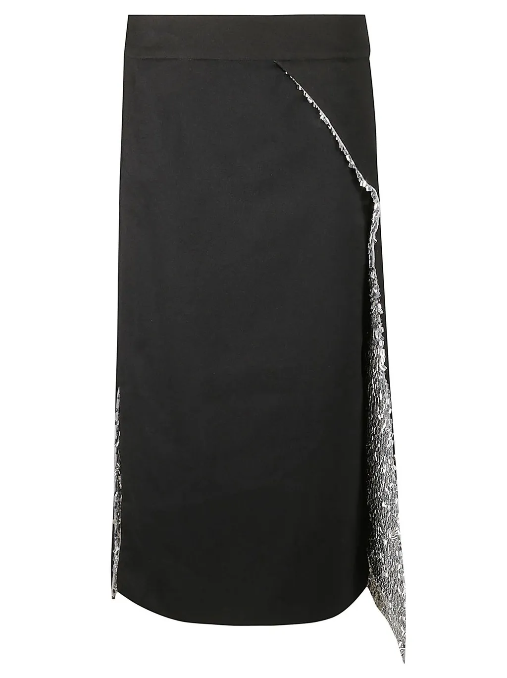 Rabanne Asymmetric Side Slit Skirt