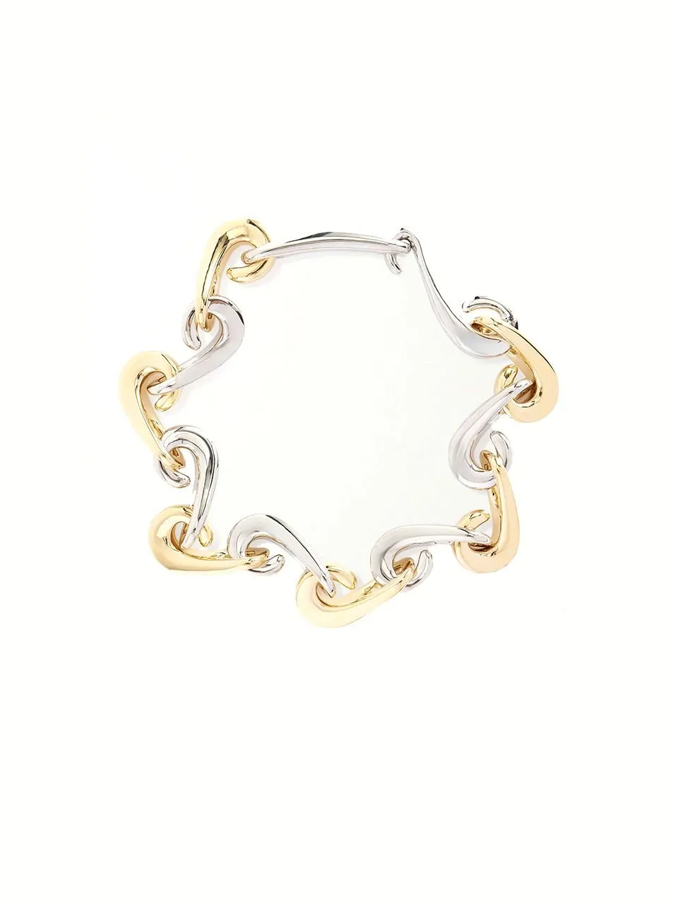 Rabanne Clolurblock Linked Necklace