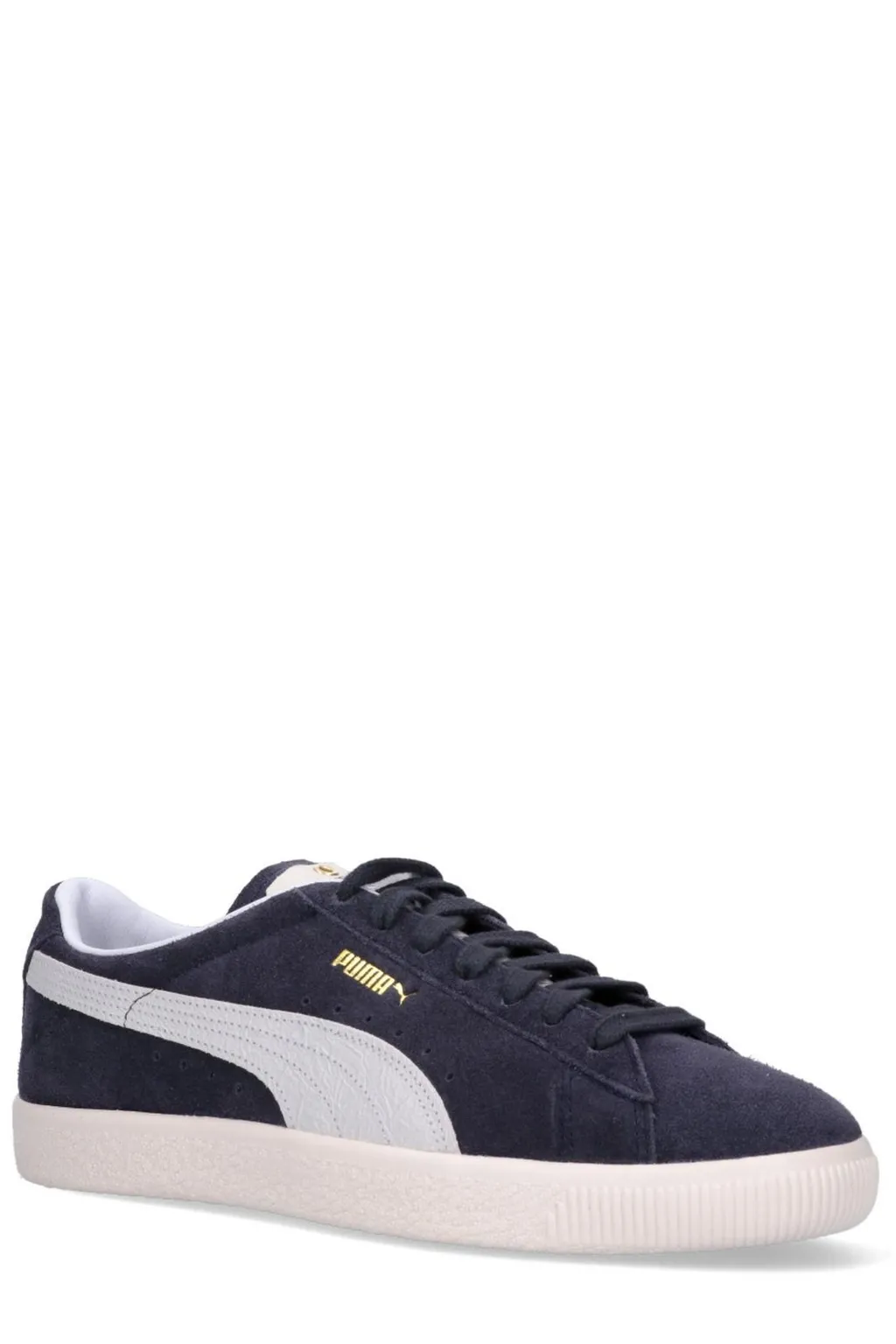 Puma Logo Embossed Lace-Up Sneakers