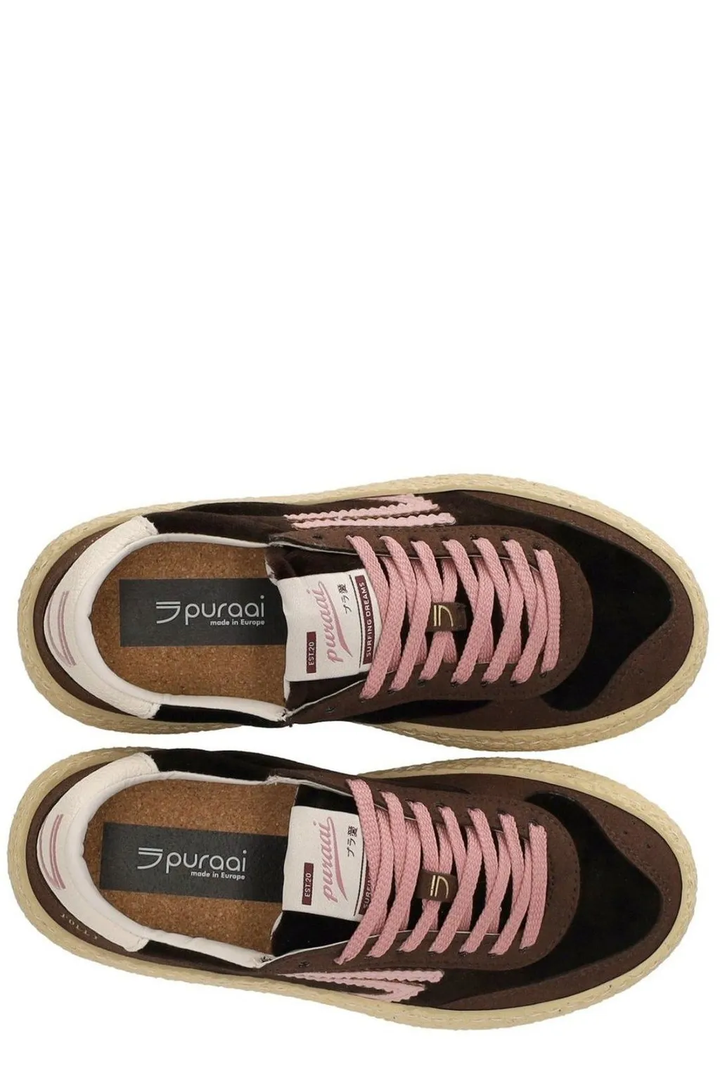 Puraai Polly Lace-Up Sneakers