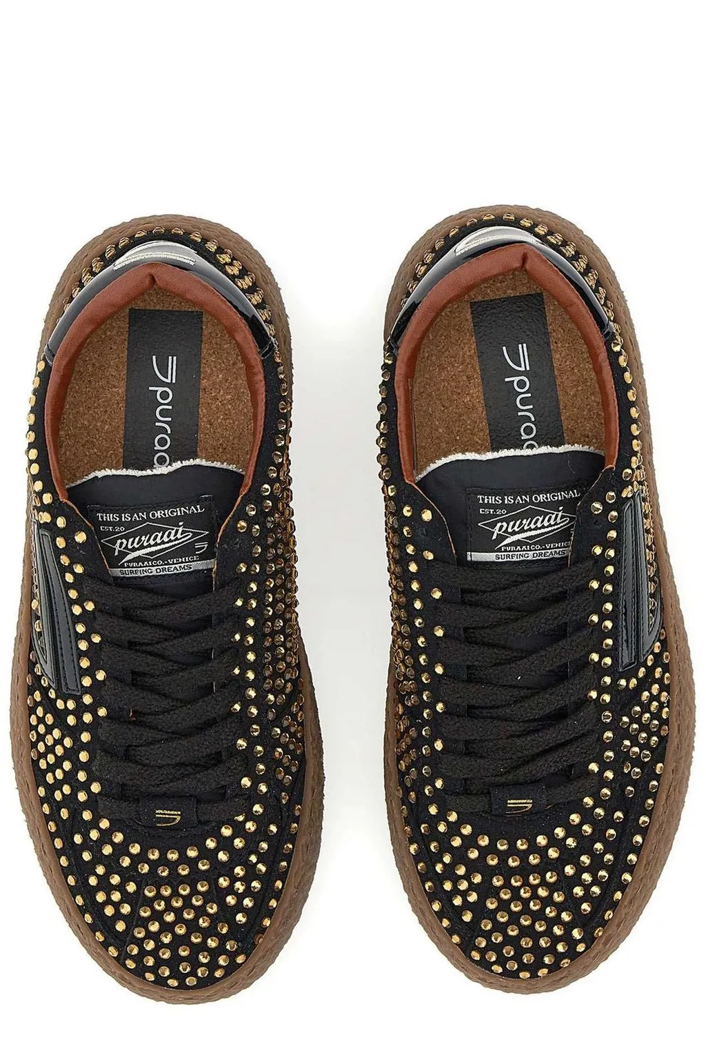 Puraai Crystal Embellished Sneakers