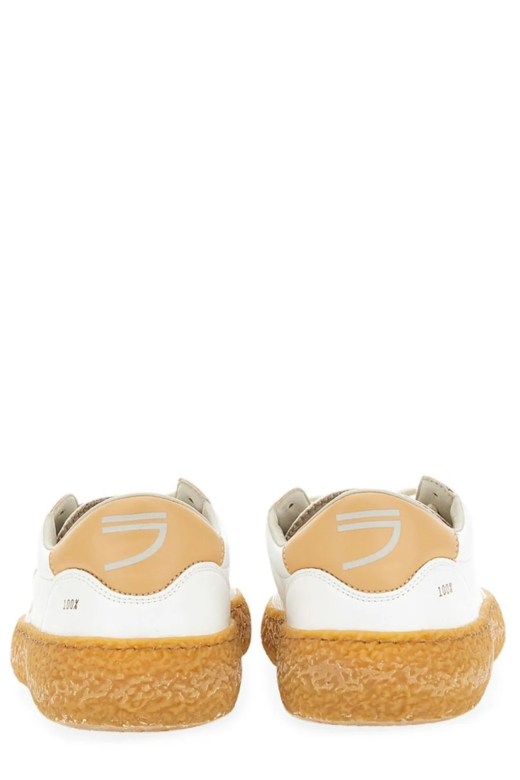 Puraai Slogan Printed Lace-Up Sneakers