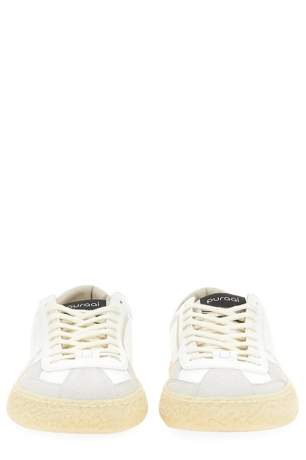 Puraai Logo Printed Lace-Up Sneakers
