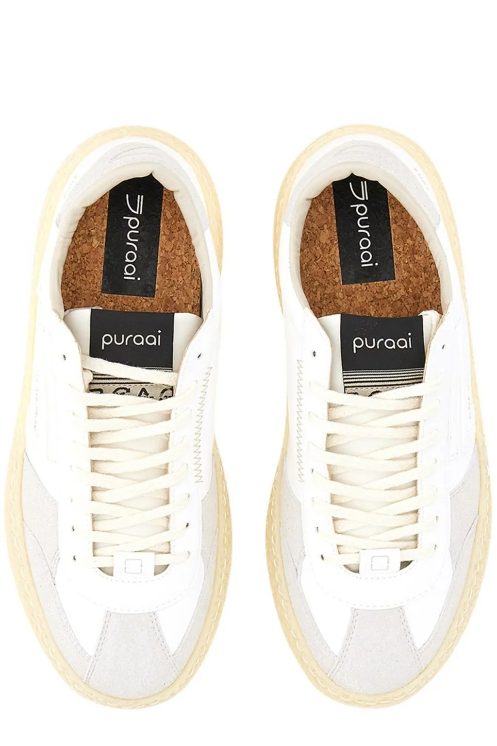 Puraai Logo Printed Lace-Up Sneakers