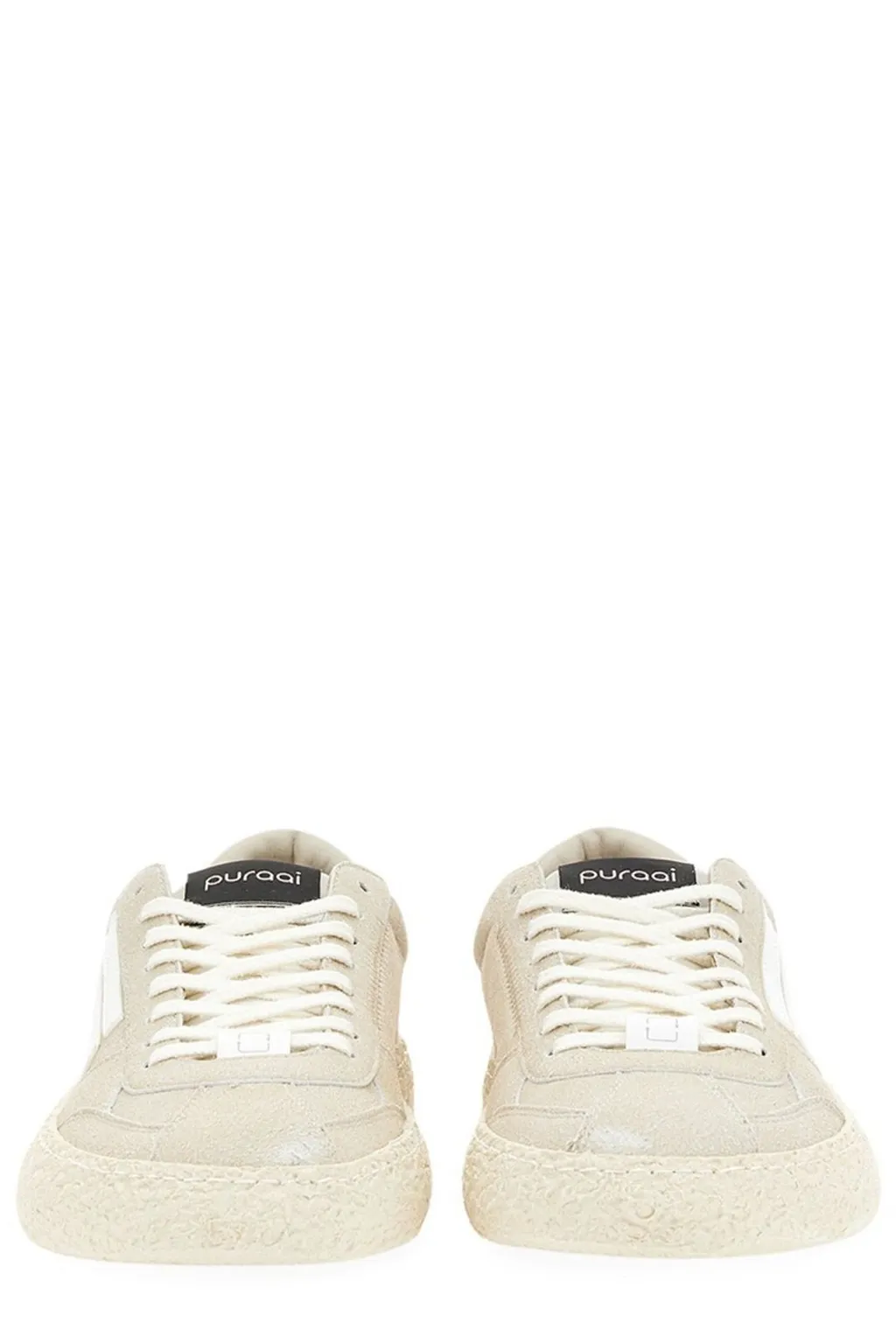 Puraai Almond-Toe Lace-Up Sneakers