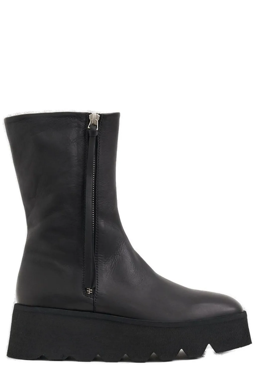 Puro Chunky Zip-Up Ankle Boots