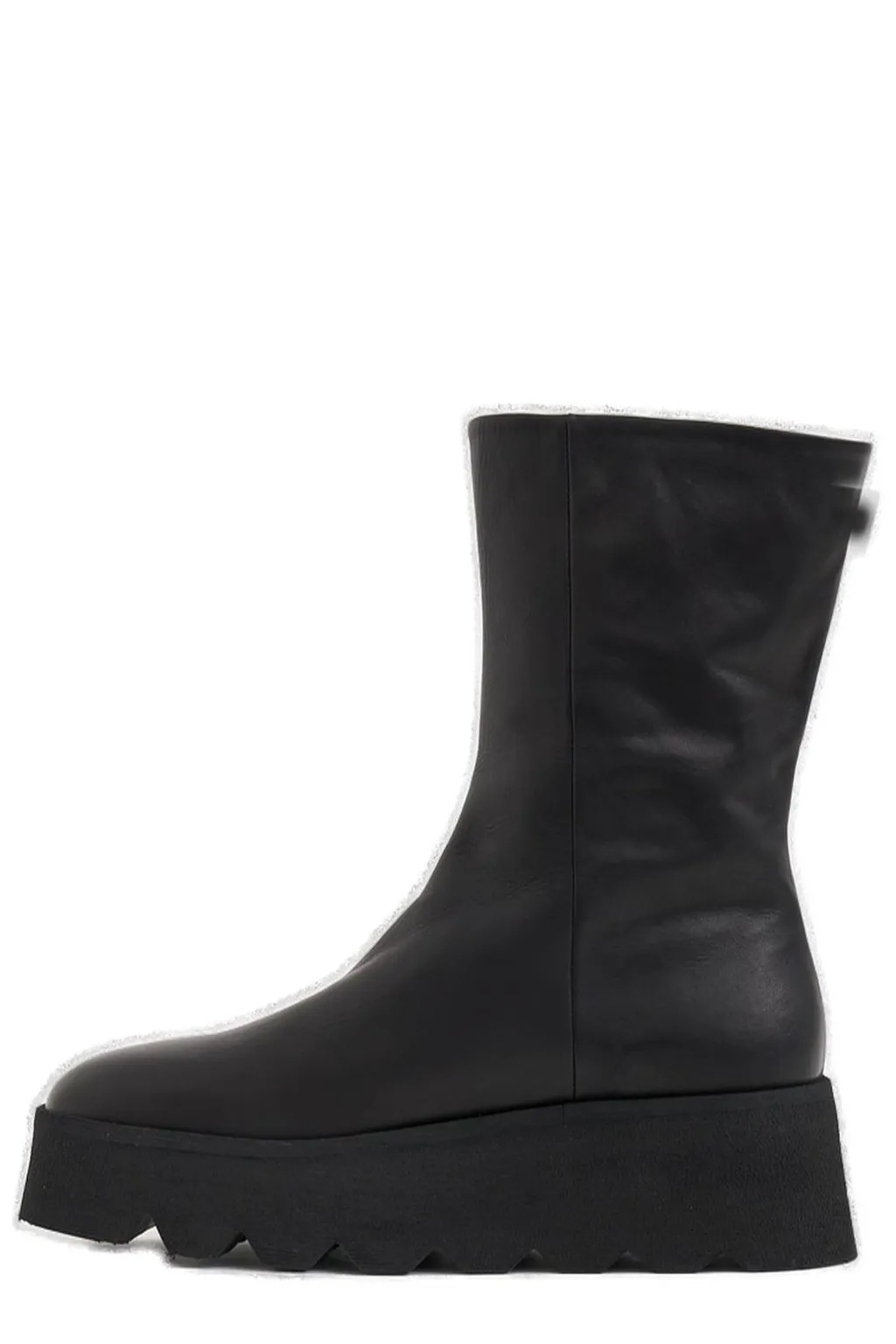 Puro Chunky Zip-Up Ankle Boots
