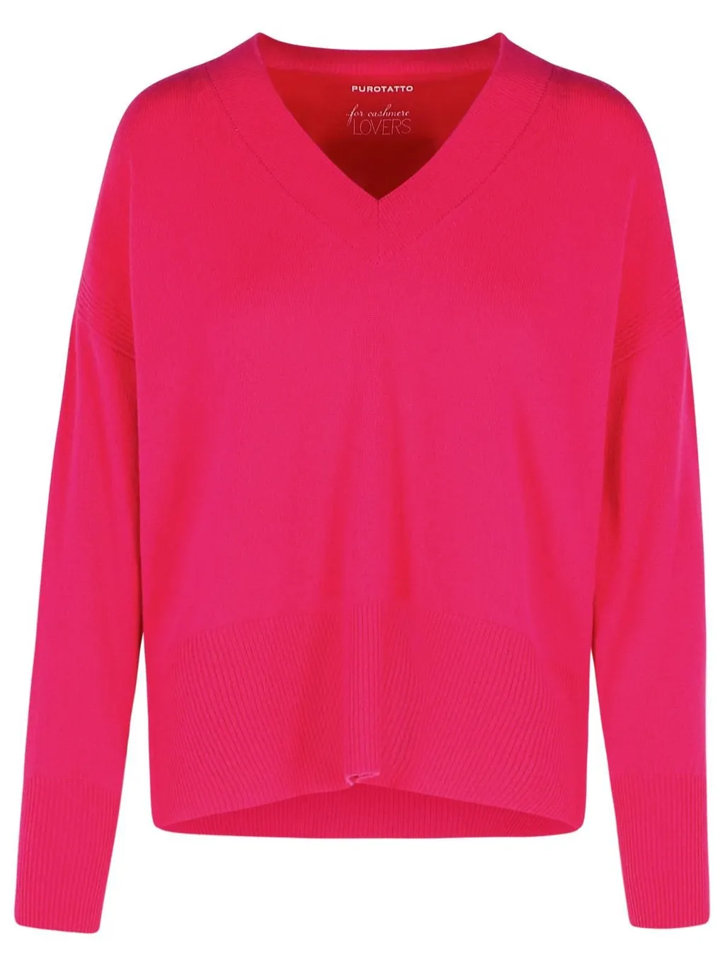 Purotatto V-Neck Ribbed Knitwear