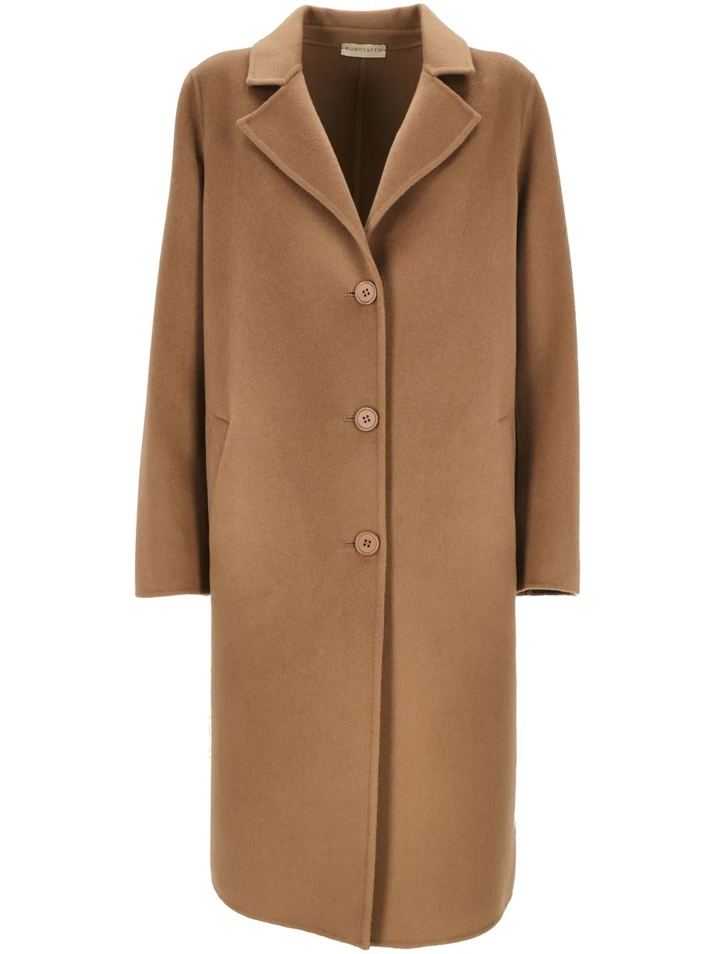 Purotatto Buttoned Wool Coat