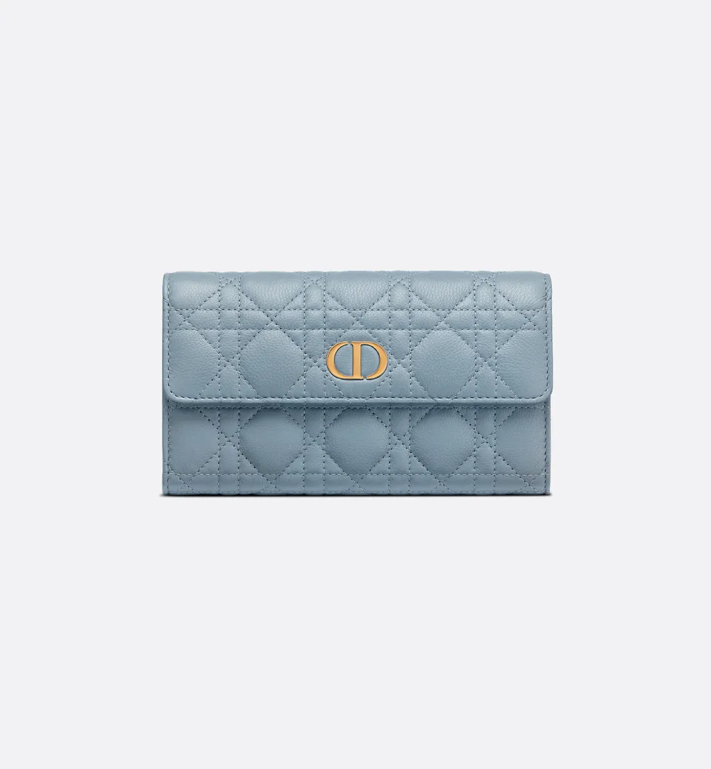 Dior Caro Orchid Long Wallet
