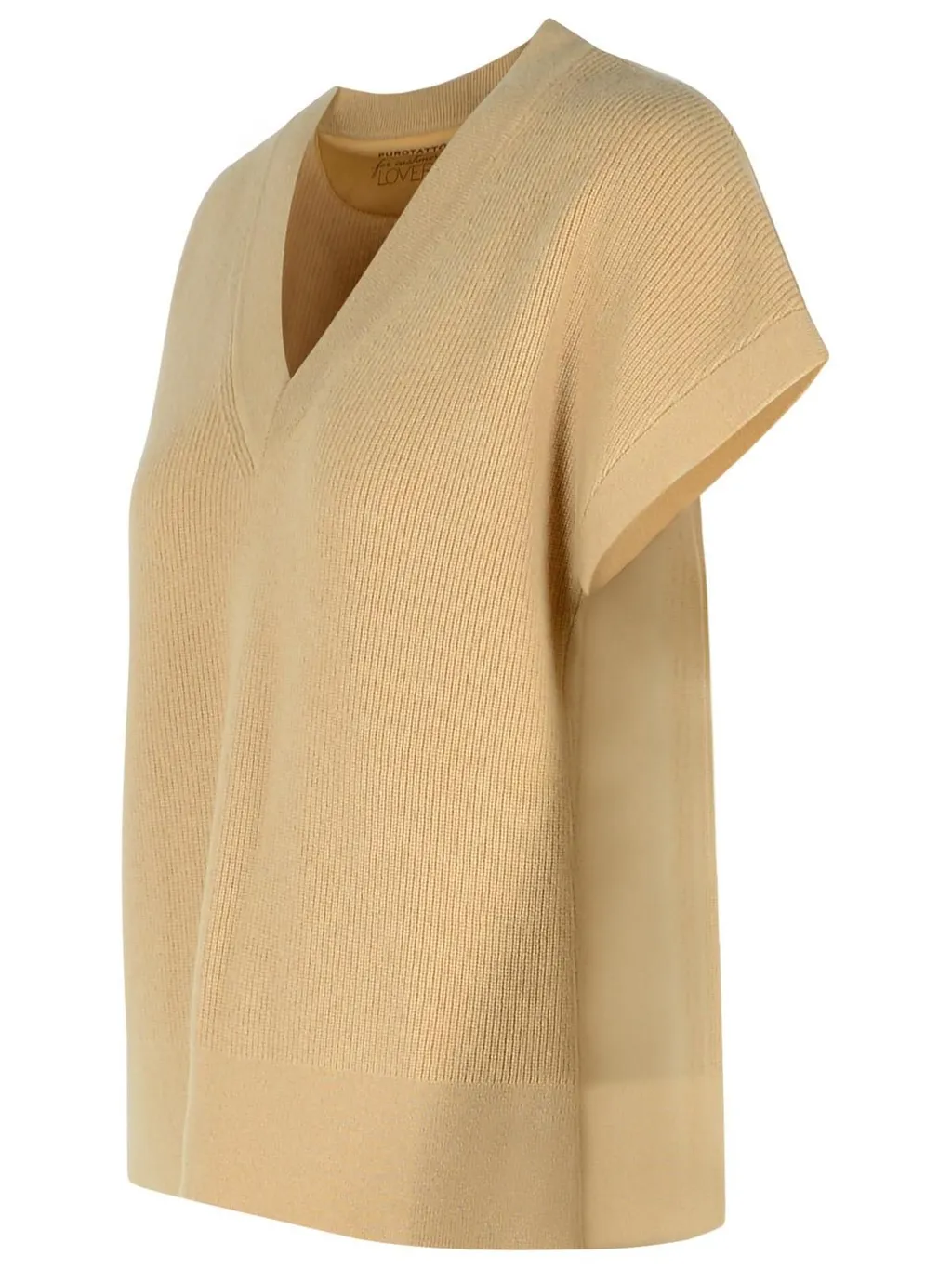 Purotatto Ribbed V-Neck Knitwear