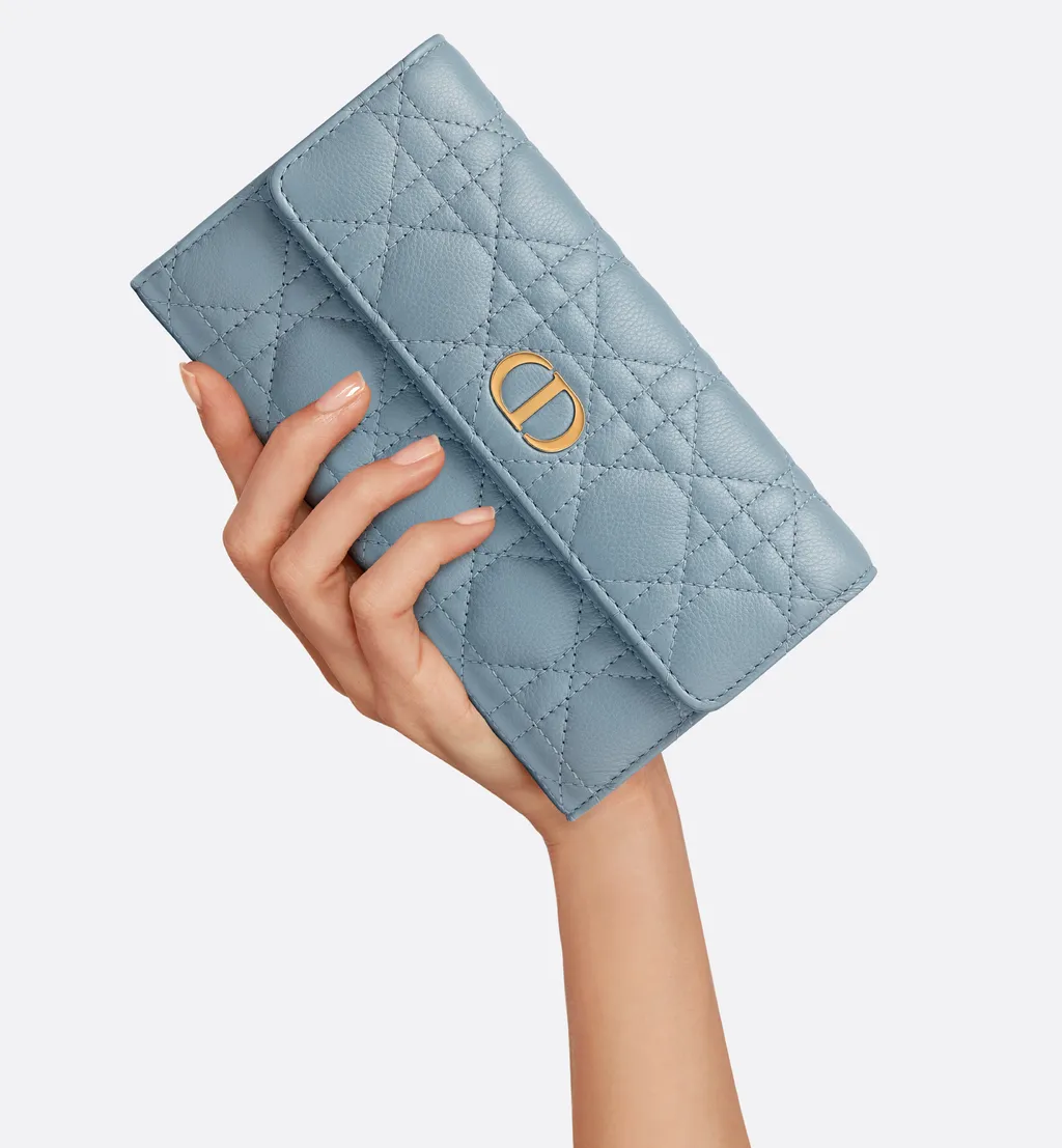 Dior Caro Orchid Long Wallet