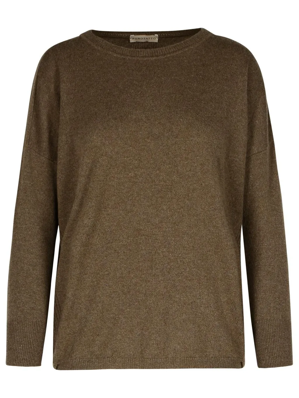 Purotatto Ribbed Crew Neck Knitwear