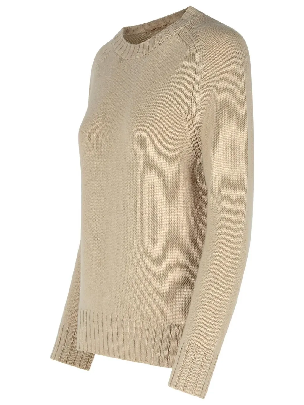 Purotatto Ribbed Crew Neck Knitwear