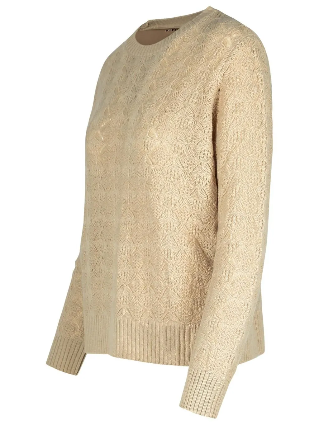 Purotatto Ribbed Knit Sweater