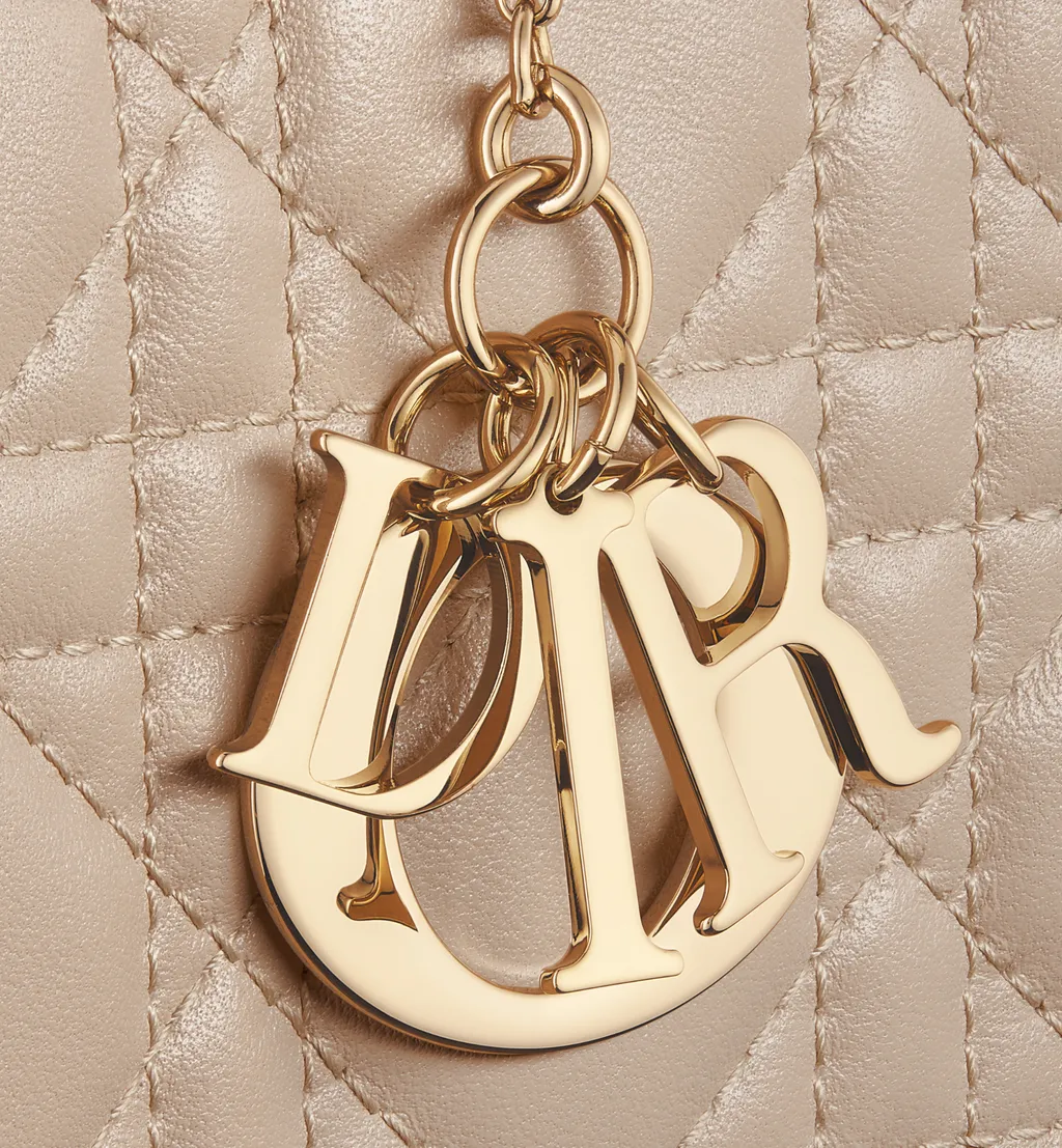 Medium Lady Dior Zipped Wallet