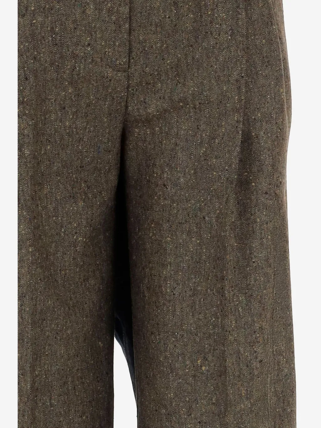 Ql2 Herringbone Straight-Leg Pants
