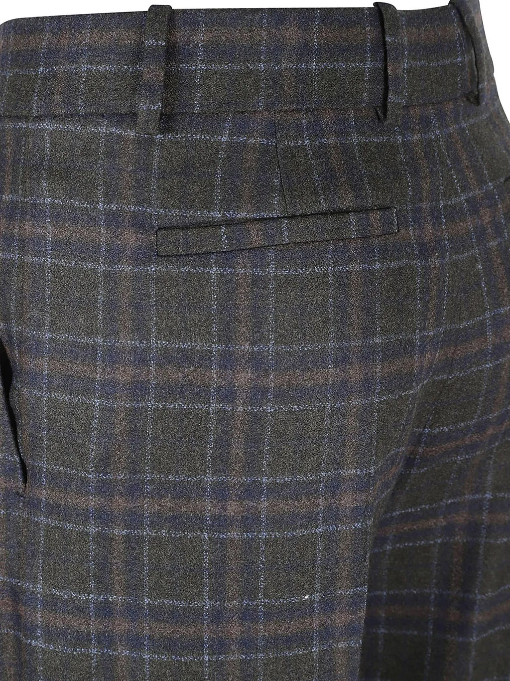 Ql2 Pleated Check Pants