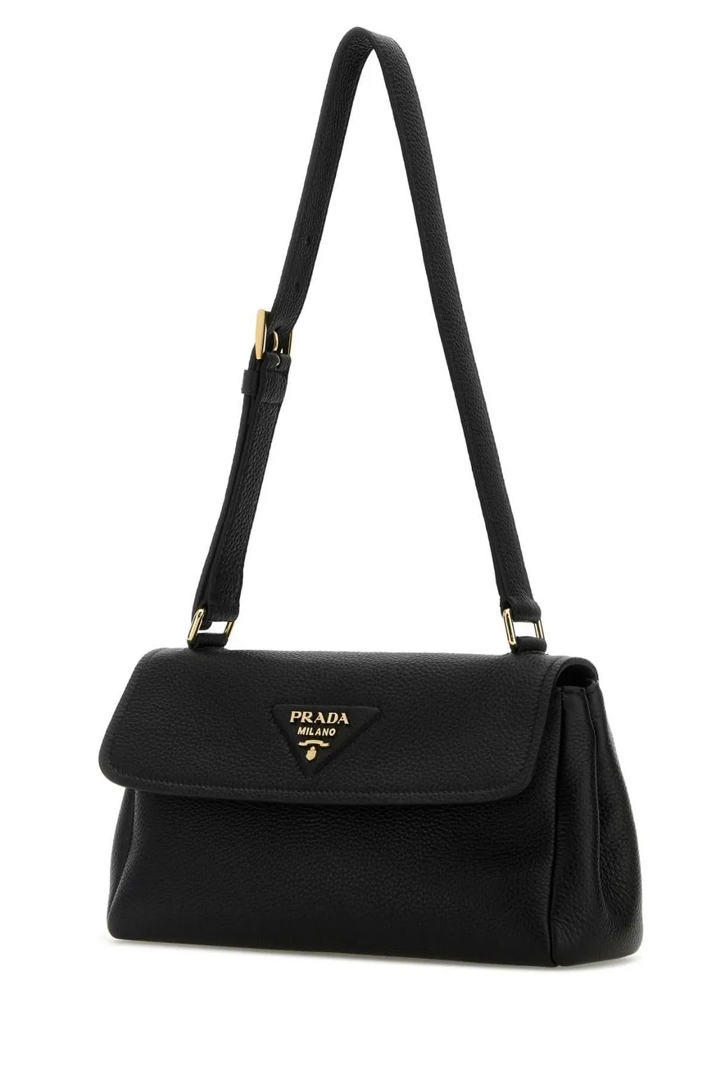 Prada Foldover-Top Shoulder Bag
