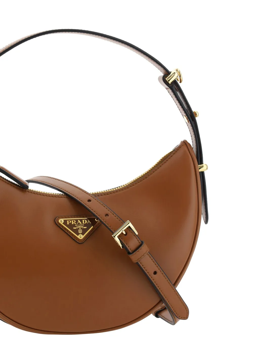 Prada Arqué Zipped Shoulder Bag