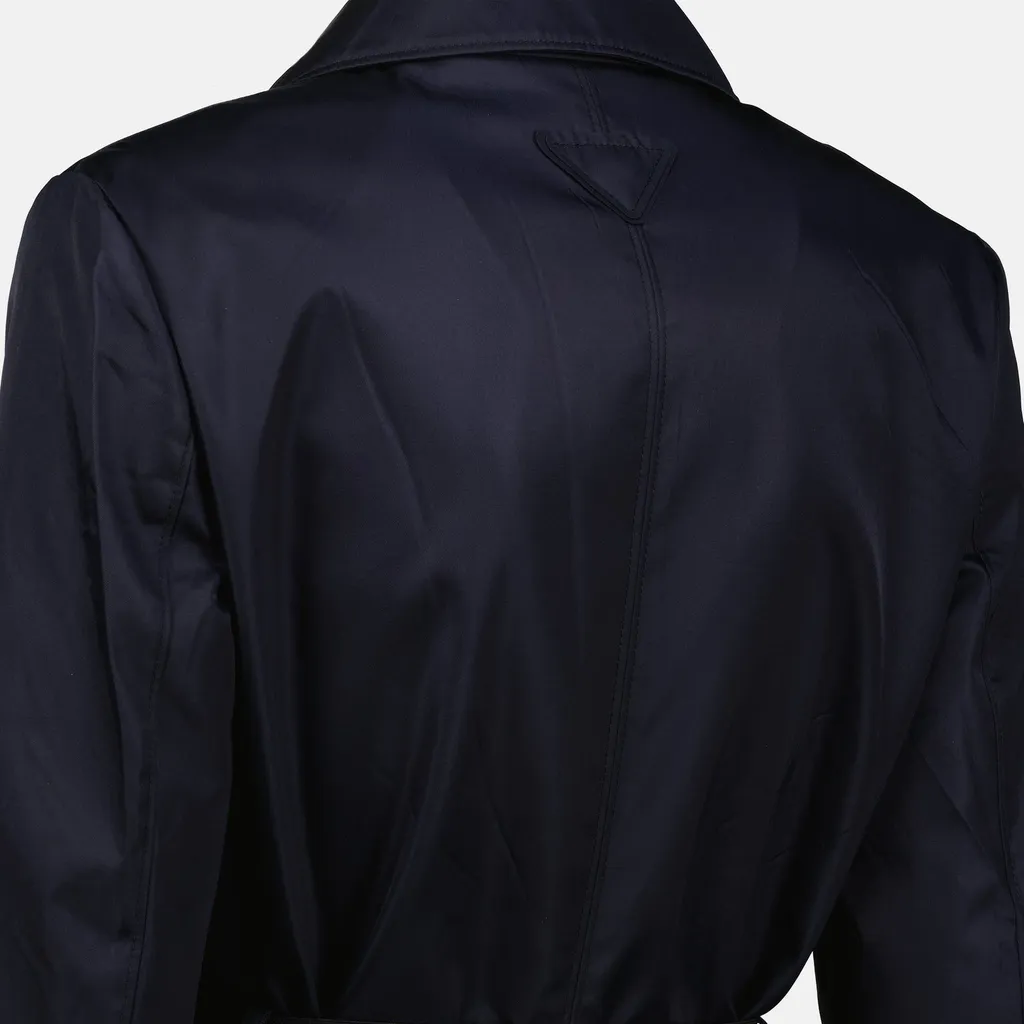 Prada Re-Nylon Belted Coat