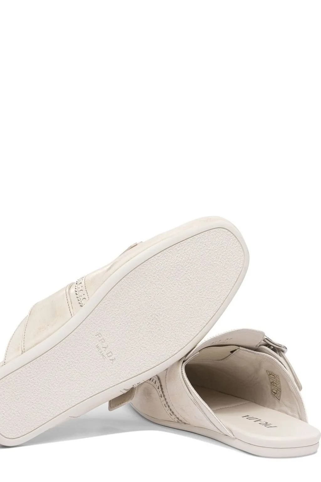 Prada Fringe-Detailed Slip-On Mules