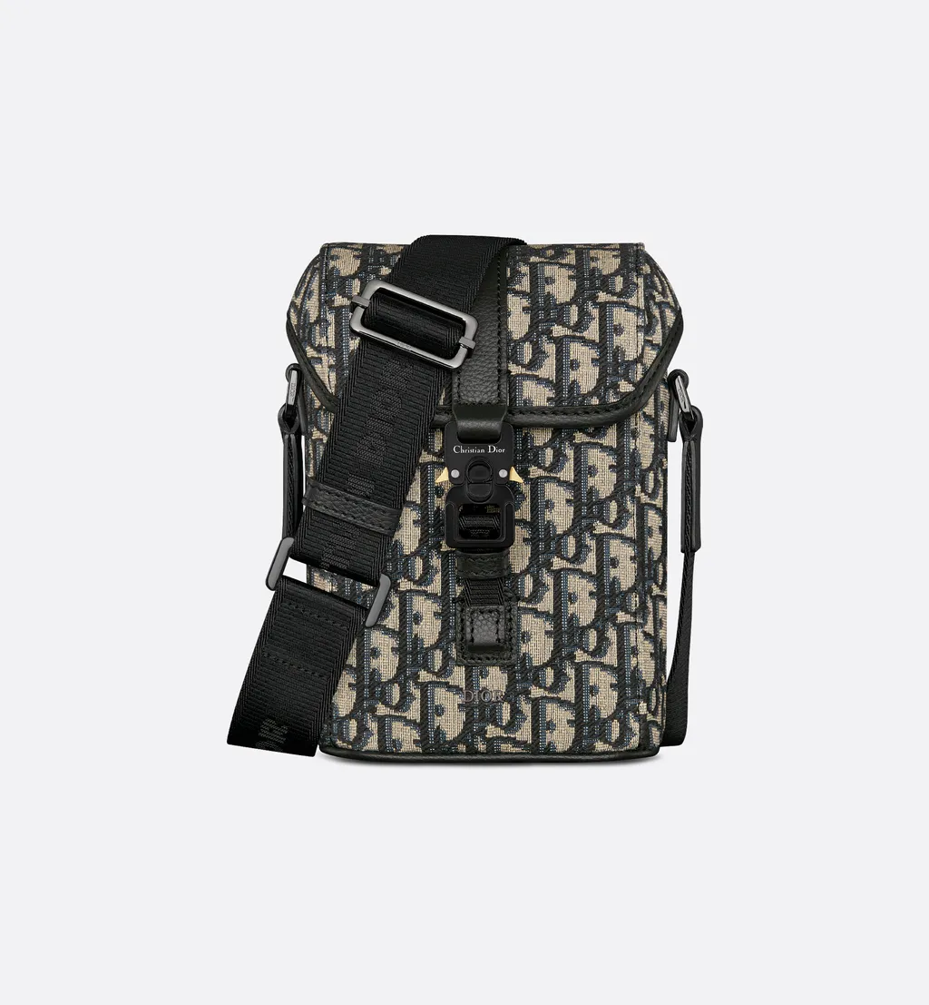 Mini Dior Hit The Road Vertical Messenger Bag With Flap